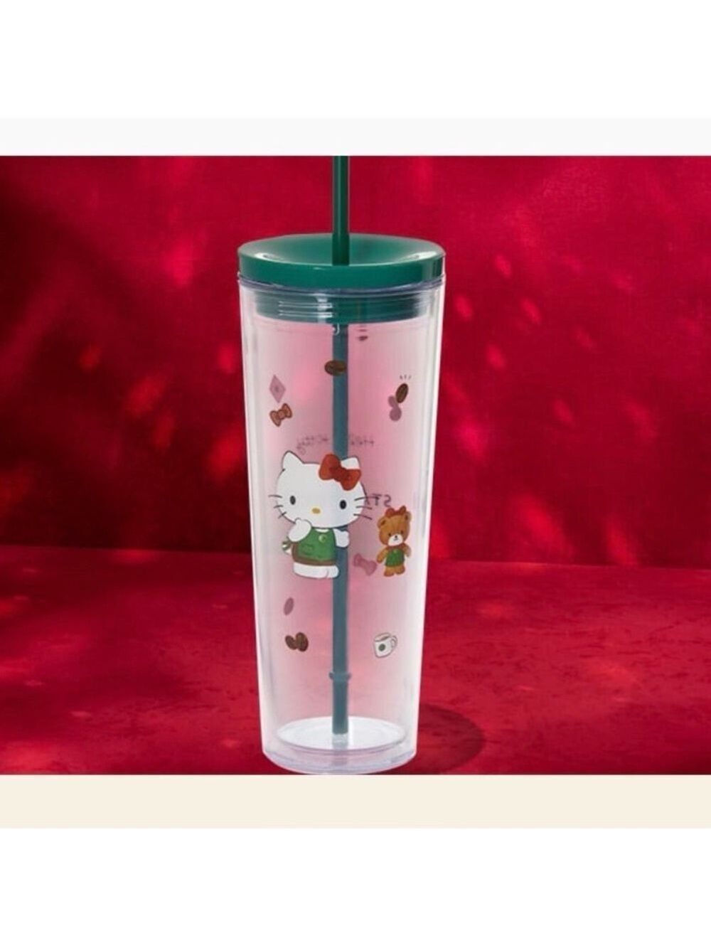 ⭐️ Starbucks | Hello Kitty 24oz Acrylic Cold Cup – Holiday Collection 2025 ⭐️